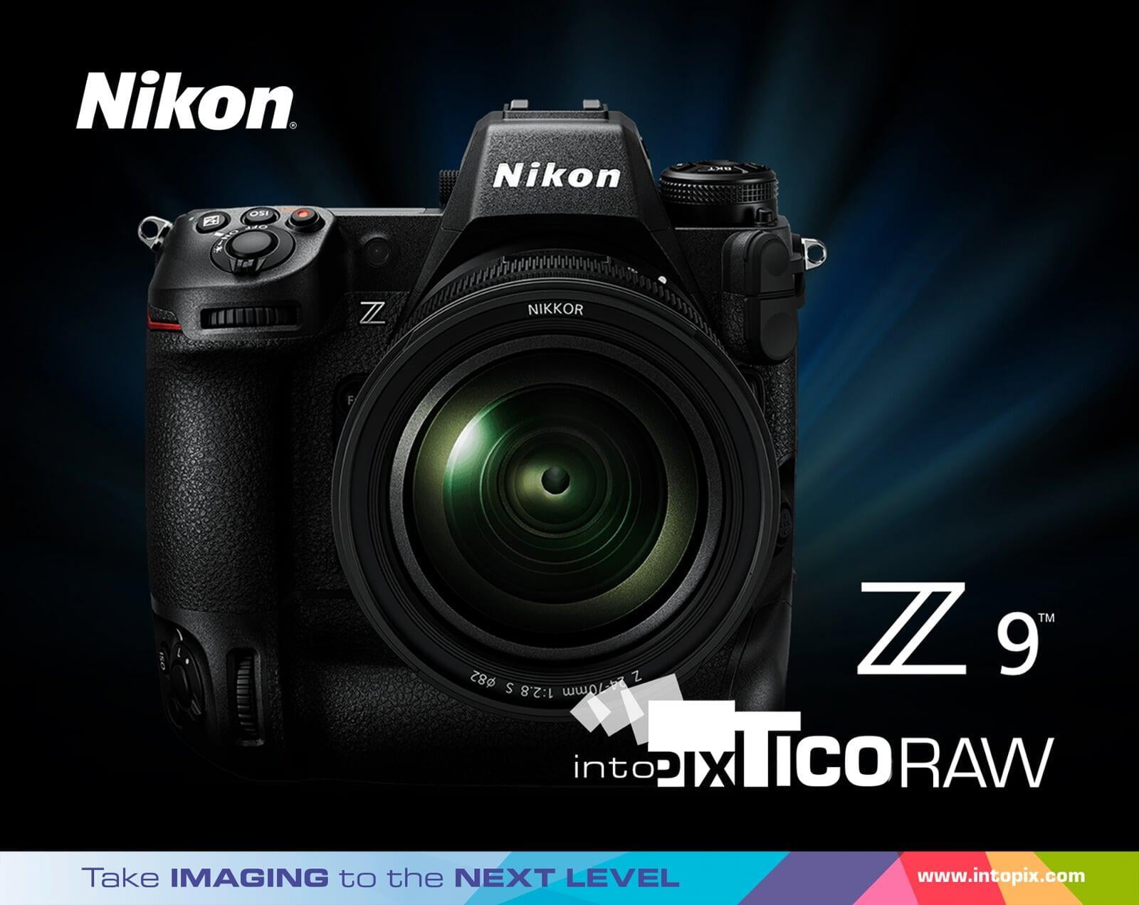 intoPIXのTicoRAW技術が、ミラーレス一眼カメラのフラッグシップモデル「Nikon Z 9」の高効率RAW録画機能に追加